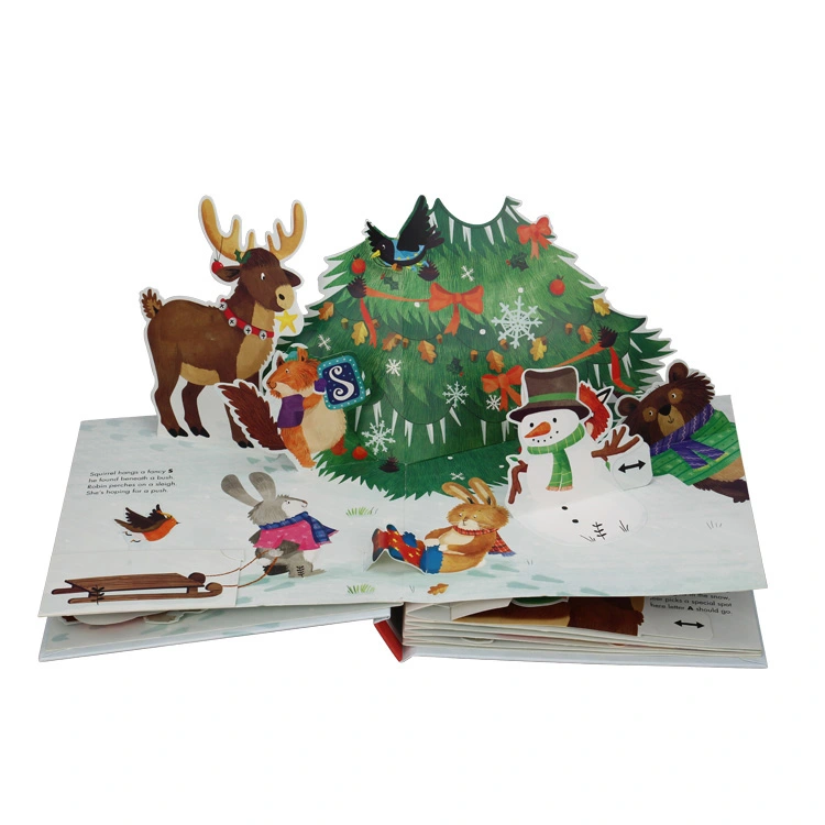 Custom High Quality Pop Up 3D Board Books For Preschool Kids