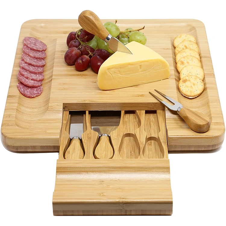 Wholesale Household Use Hotel Restaurant Cheese Wine Board Cutter With Lid