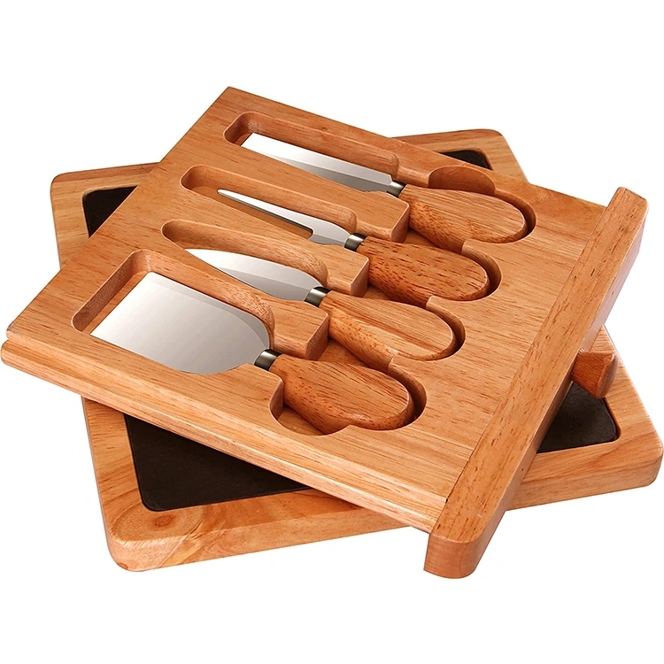 Wholesale High Quality Bamboo Cheese Cutting Boards Set