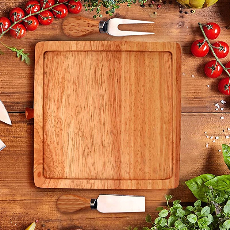 Wholesale High Quality Bamboo Cheese Cutting Boards Set