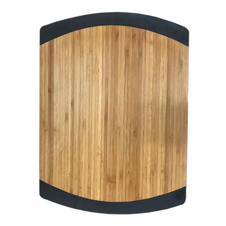 Wholesale rectangle Bamboo Cutting Board Silica gel pack edge Cutting Board
