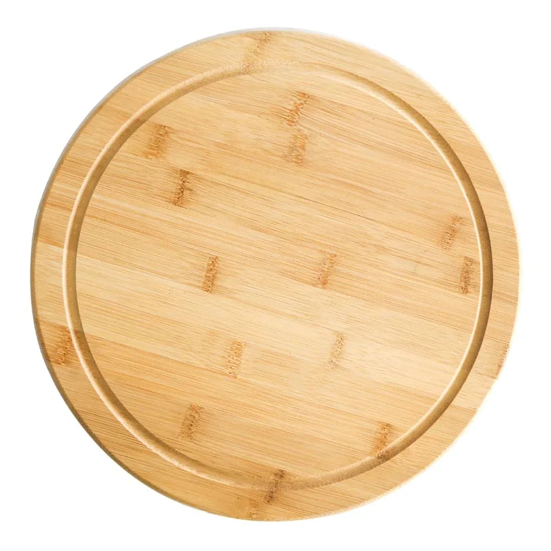 Pizza Custom Bamboo Wooden Natural Customized The material Dinner Plate