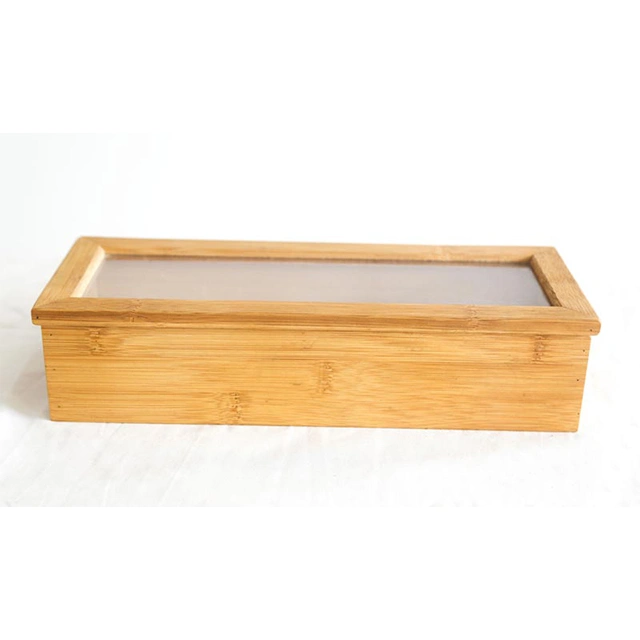International Bamboo Wood Stacking Drawer Organizer Box