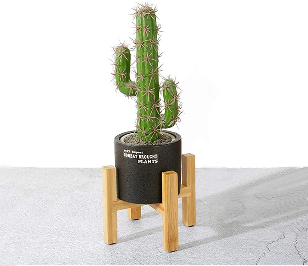 Bamboo Flower Plant Holder Stand For Home
