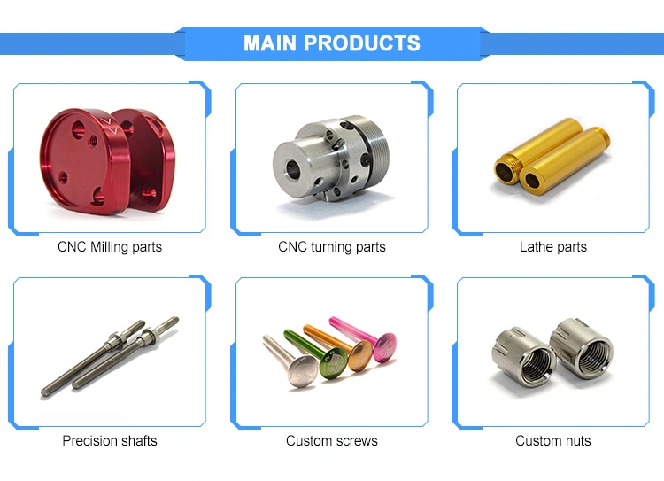 High Precision Hardware Brass Machine Parts CNC Machining Turning Component Parts