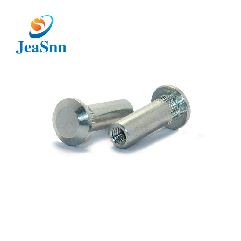 Steel Flat Head Zinc Plating Semi Tubular Rivet Supplier