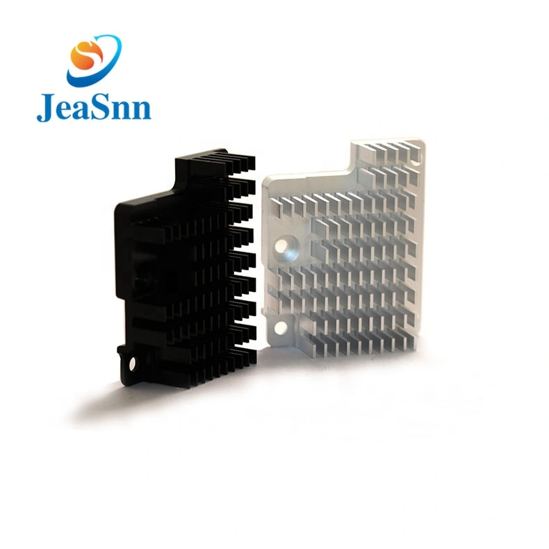Custom mini small heatsink profile extrusion downlight heatsink cnc machining anodized square aluminum led heatsink