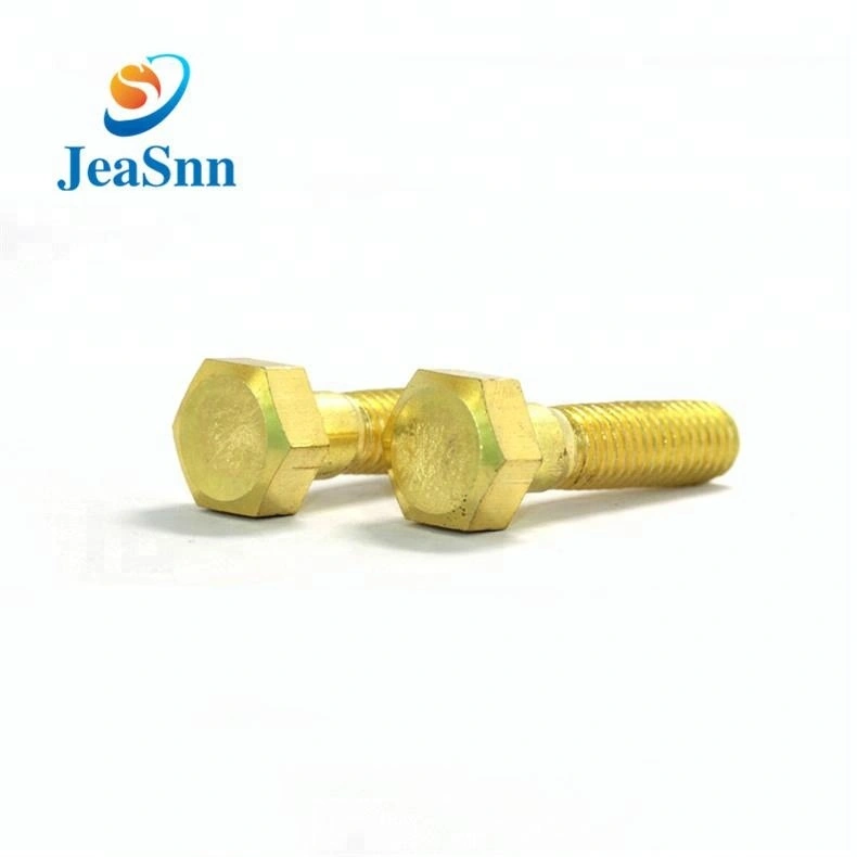 hex fasteners gold plating bolt nut bolt and nut
