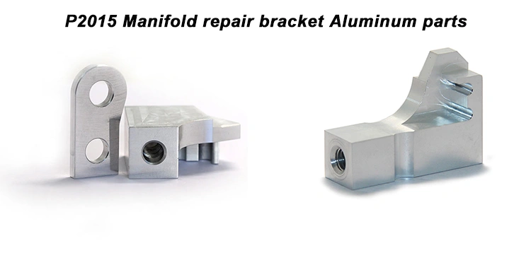 CNC machining 6061 Aluminum manifold repair bracket for Common car Motor Kit