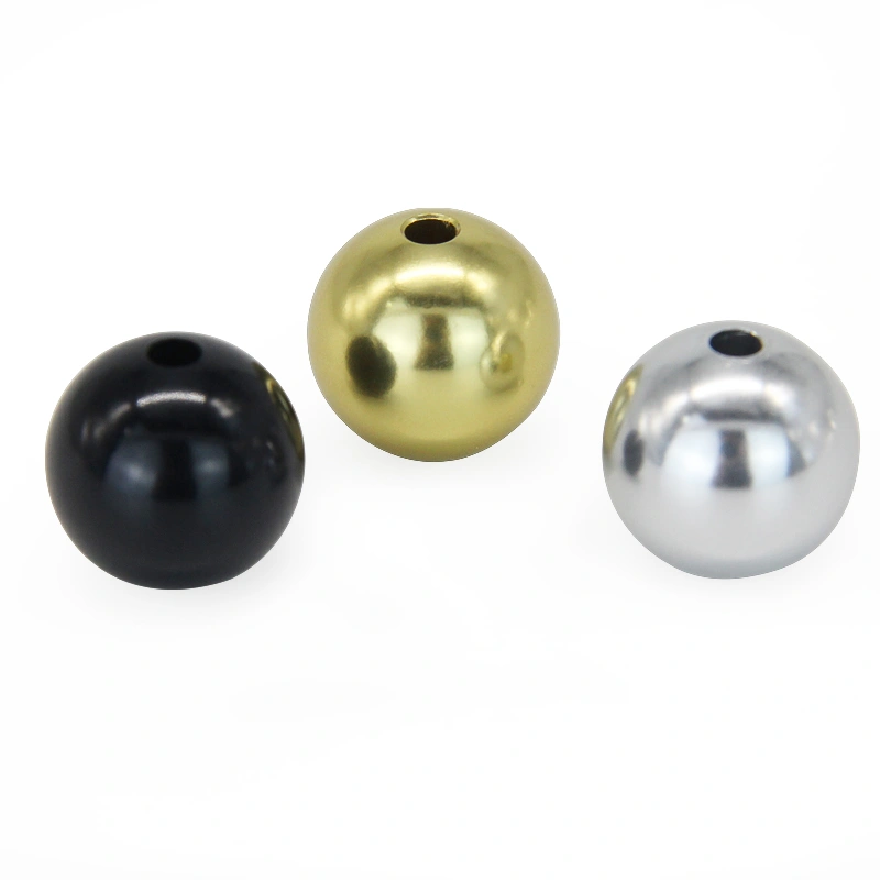China custom parts Aluminum/Stainless Steel/Steel/Brass Anodized ball CNC machined parts