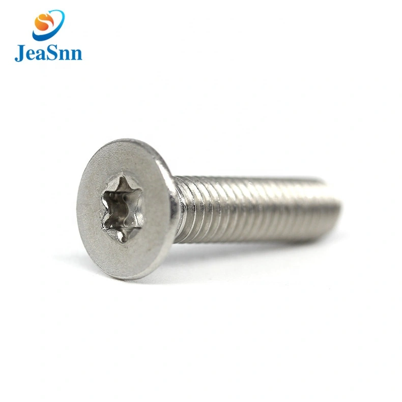 China manufacture custom security torx screw countersunk torx head screw bolt fastener m2 m8 stainless steel button torx screw