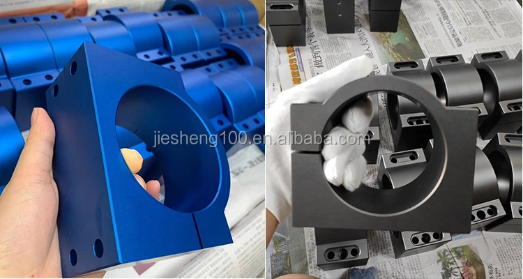 3D printer parts new E3D V6 all metal extruder sandblasting oxidation treatment aluminum block