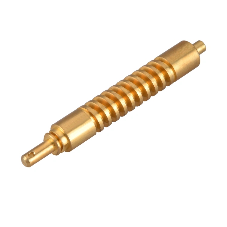 Automatic brass copper turned lathe parts cnc machining copper fittings