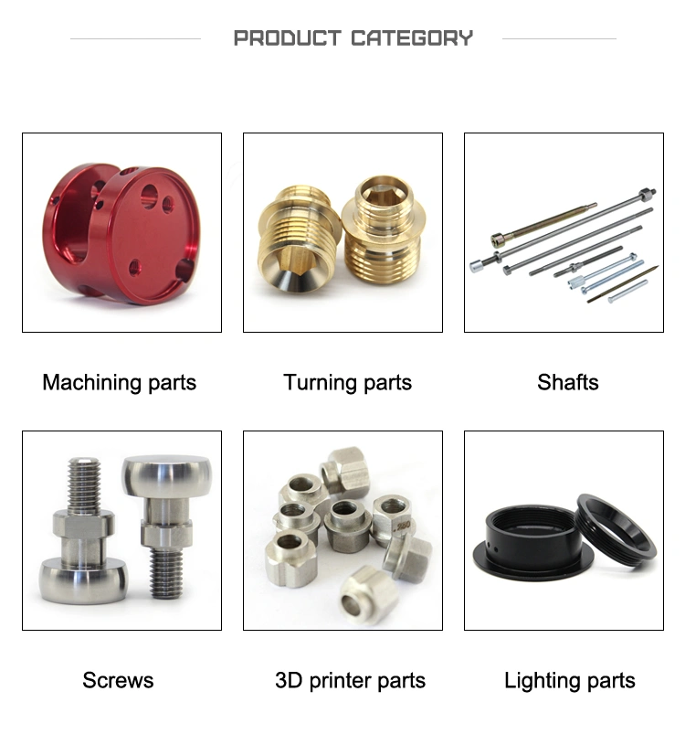 Custom CNC machining turning aluminum CNC parts anodizing service milling replacement parts