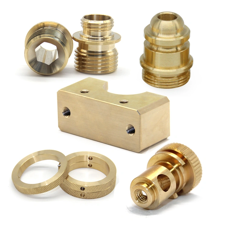 CNC brass machining milling precision spare parts machining brass parts by turning service