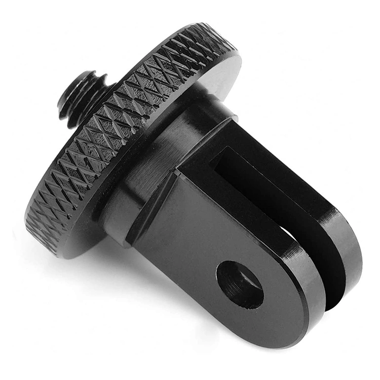 Customized cnc turning aluminum parts camera mount adapter tripod adapter compatible with anodized