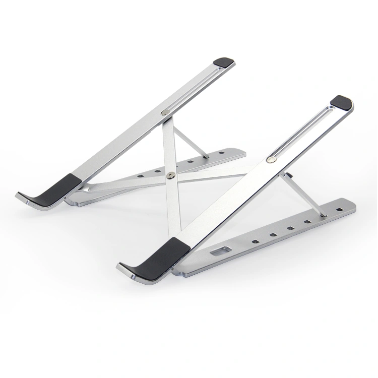 2021 hot sale custom foldable laptop tablet stand aluminium adjustable laptop stand