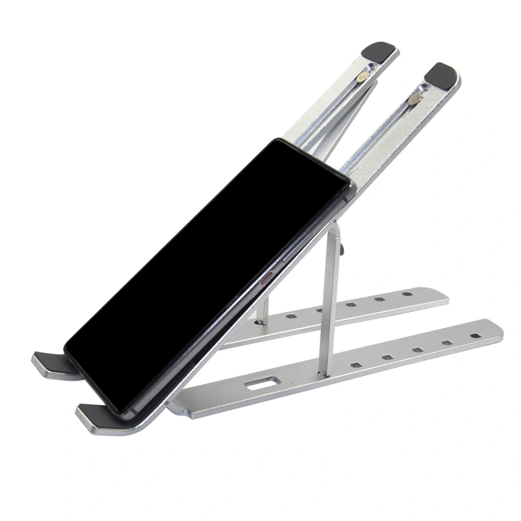 2021 hot sale custom foldable laptop tablet stand aluminium adjustable laptop stand
