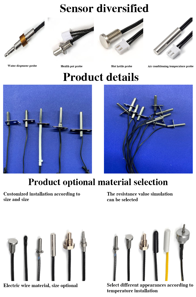 1K, 5K, 10K, 50K, 100K & . Ntc Temperature Sensor Thermistor Temperature Probe