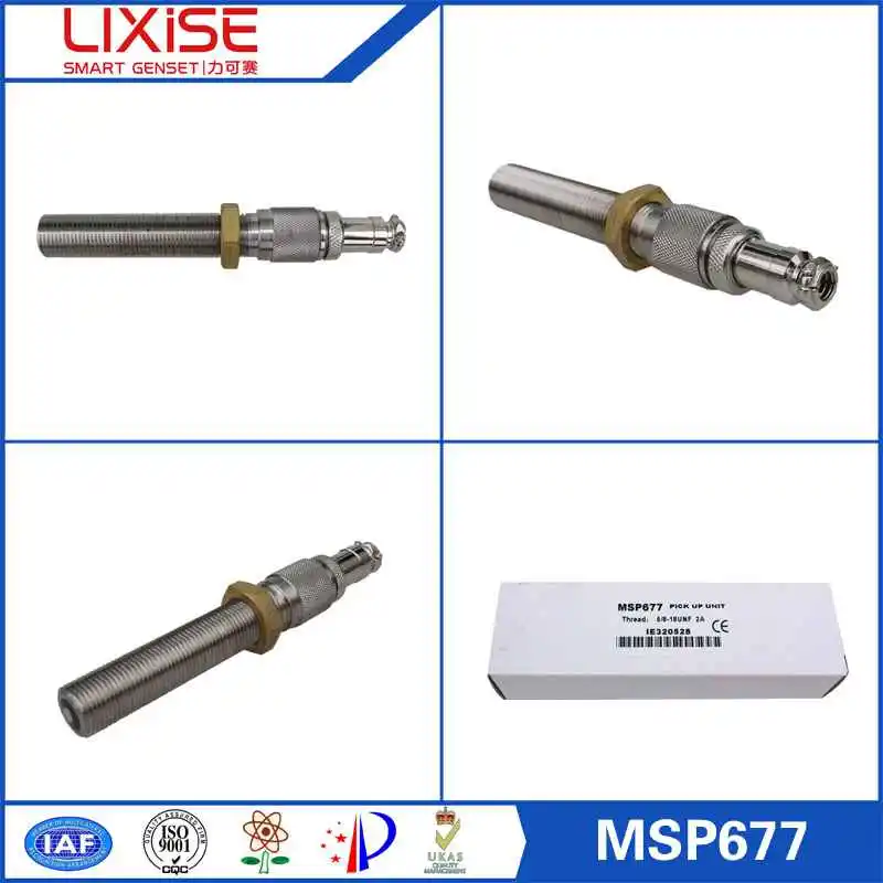 LIXiSE Speed Sensor MSP677 5/8-18UNF Thread Length 79mm for Diesel Engine