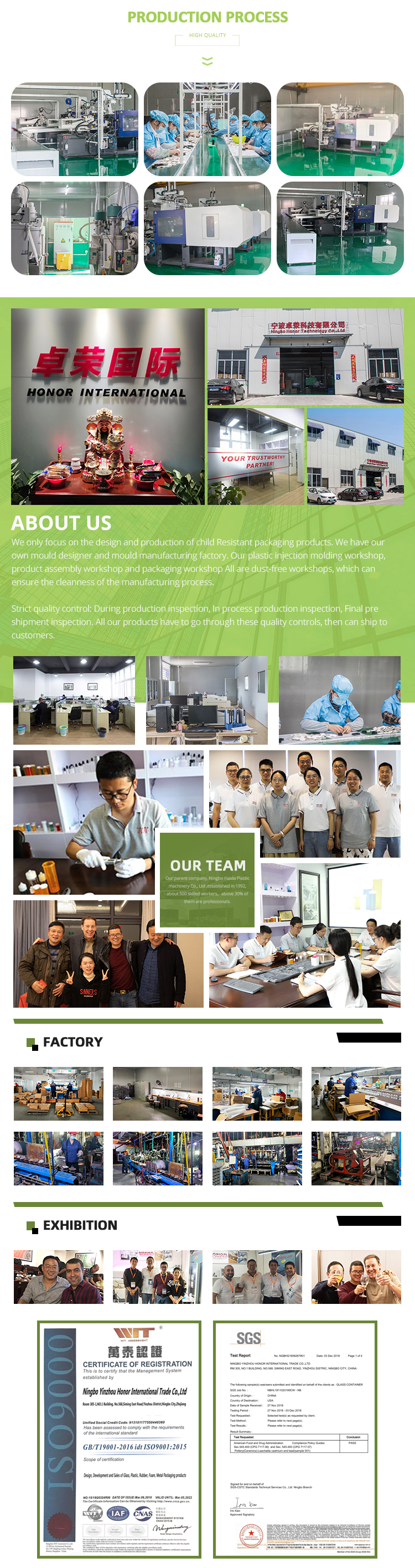 Honor packaging Company Profile