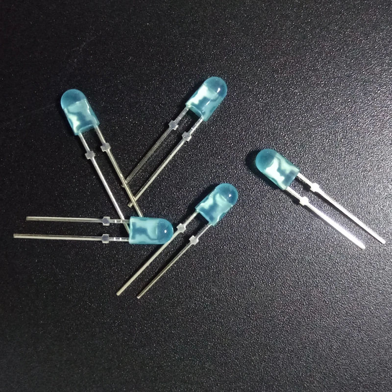 Wholesale 0.06w oval 346 3mm 5mm 8mm 10mm blue diffused led diode