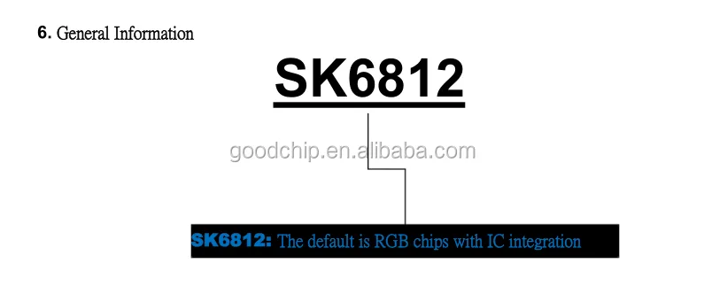 China supplier SK6812 0.06w rgb tri-color 5050 smd led