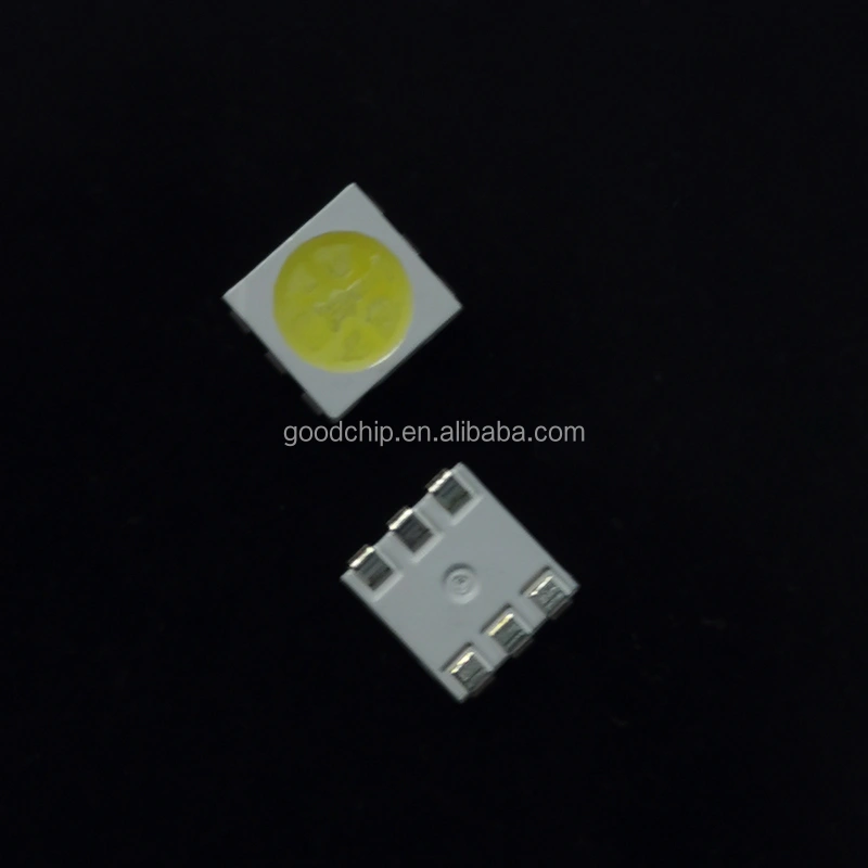 white smd led 5050 0.2w chip 20-24lm 3 chips