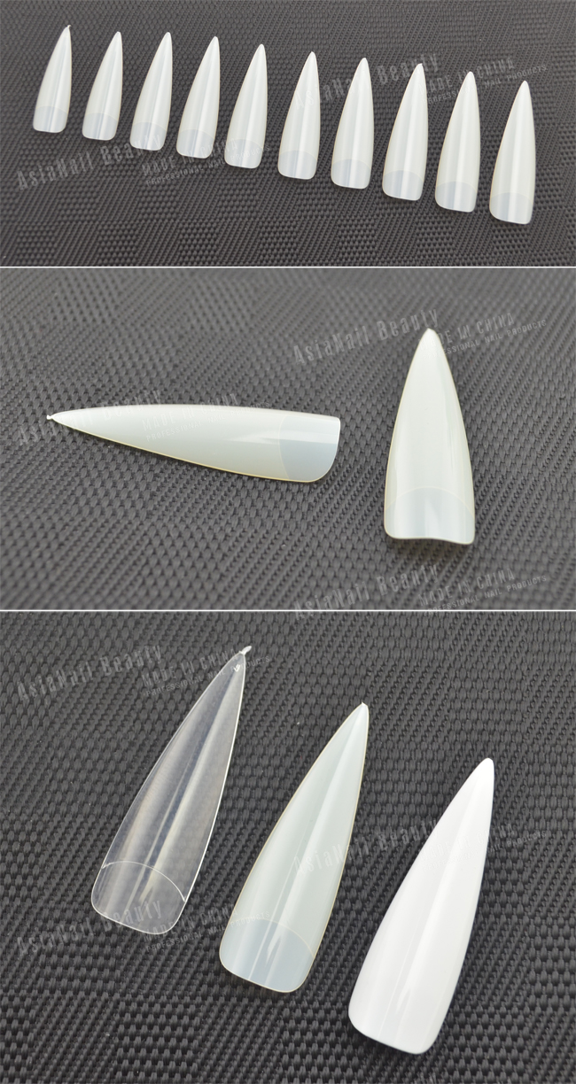 Factory Supply 3D Nail Art Plate Fake Nails Feet Nail Tips