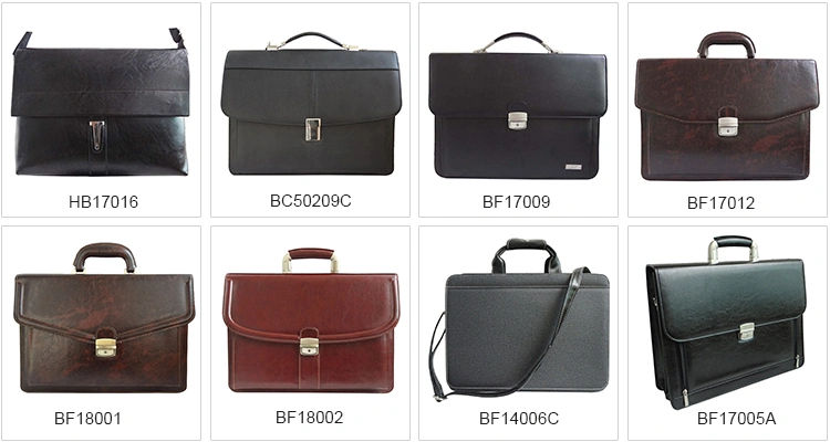 Profession design multipurpose cowhide leather handbag briefcase