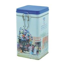 wholesale food grade cookies biscuit storage tin box with handle