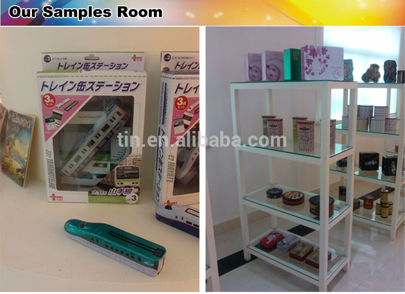 wholesale food grade cookies biscuit storage tin box with handle