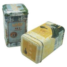 wholesale food grade cookies biscuit storage tin box with handle