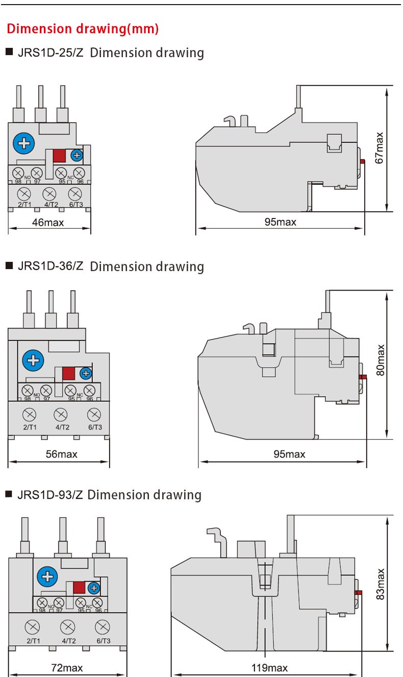 JRS1D-25 / Z 7.0-10A thermal relay