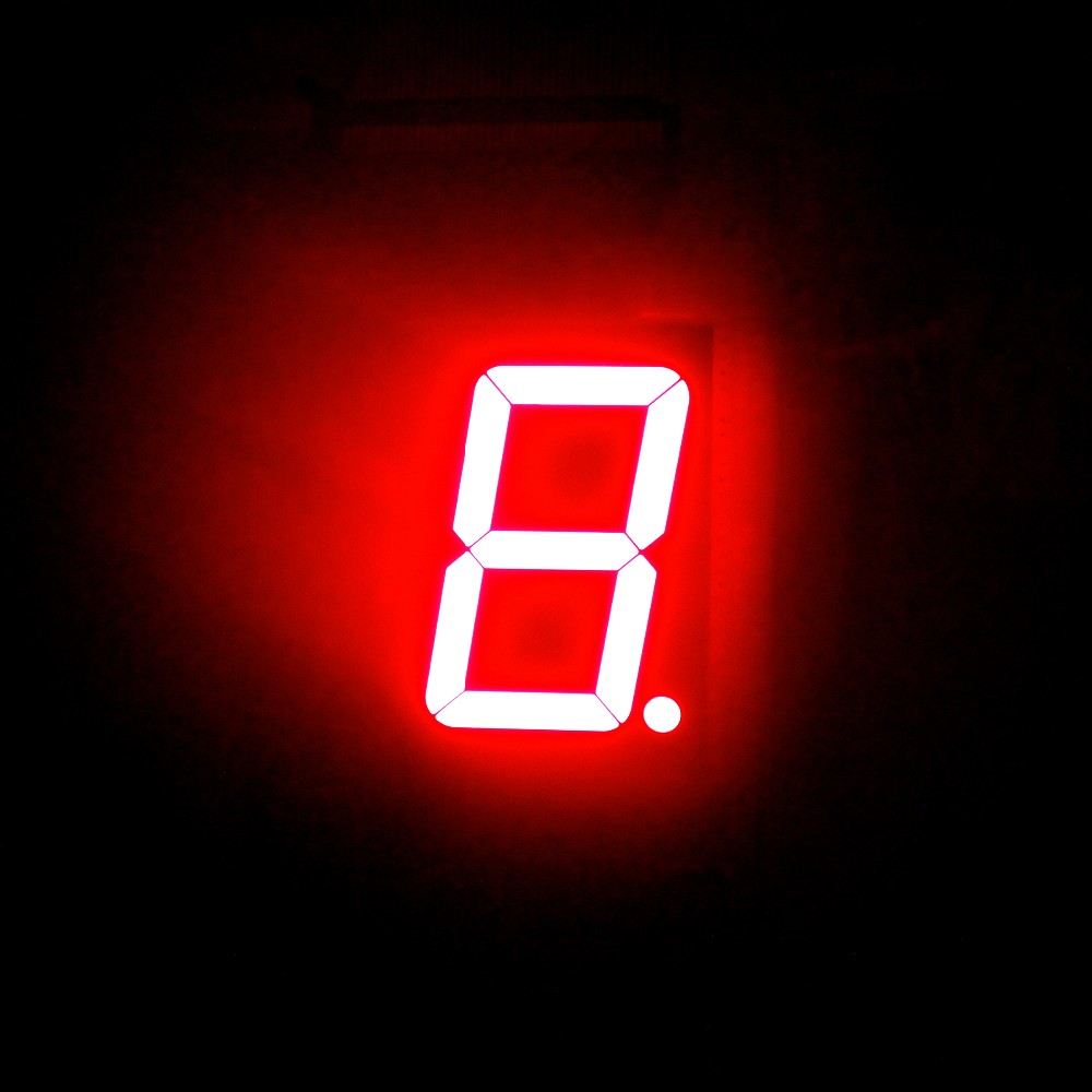 China supplier Red fnd led kem-23101-bsr 2.3 inch 7 segment led display