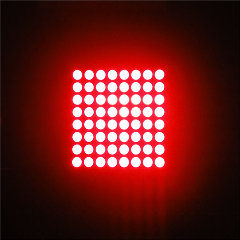 Super red 8x8 dot matrix LED display