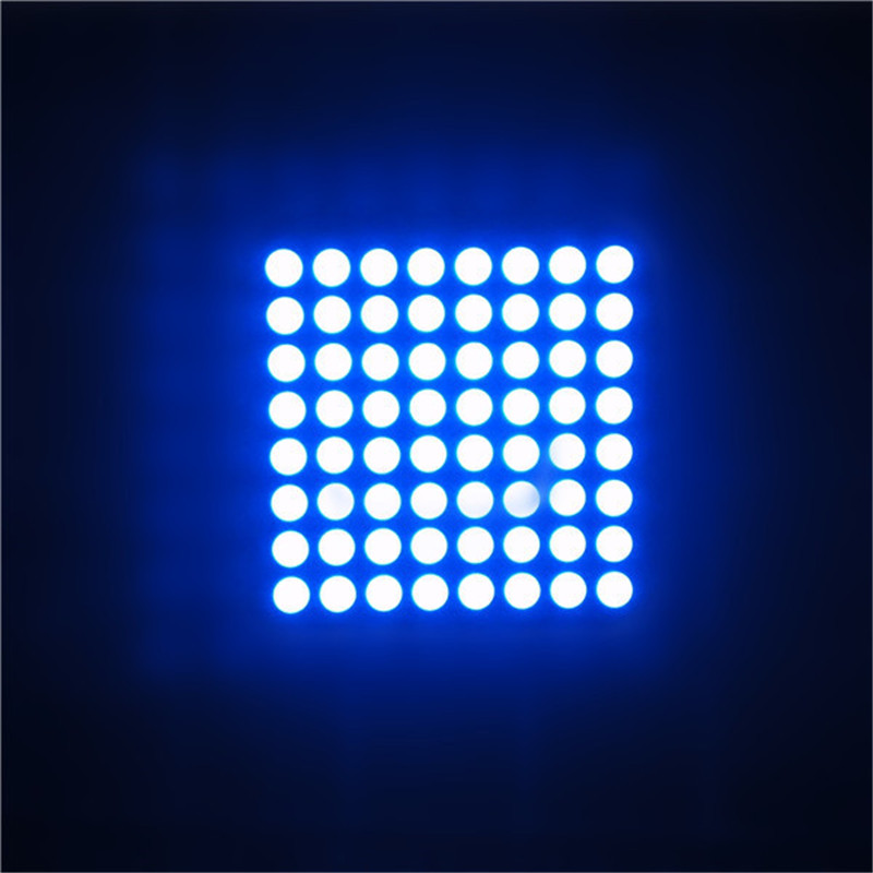 8x8 LED dot matrix display 64 red LED dots