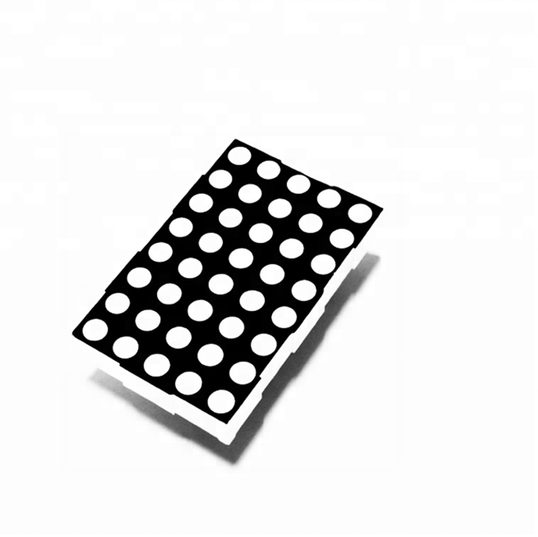 5x7 LED matrix display dimensions and product specifications