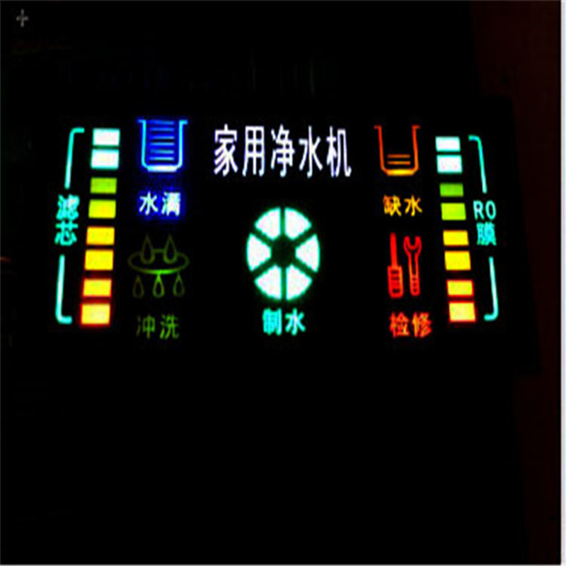 Black gray white red custom LED display surface colors