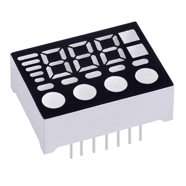 Custom LED display with 1 to 9 digit configurations