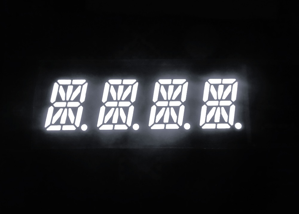 0.39 inch 16 segment display dimensions and drawing