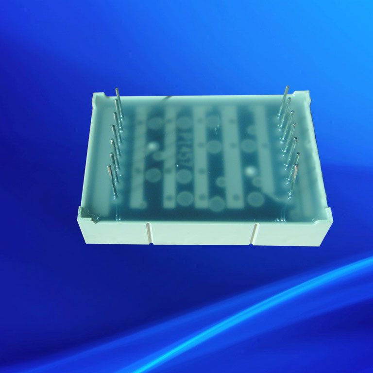 cc,ca super green 7x5 dot matrix square led display