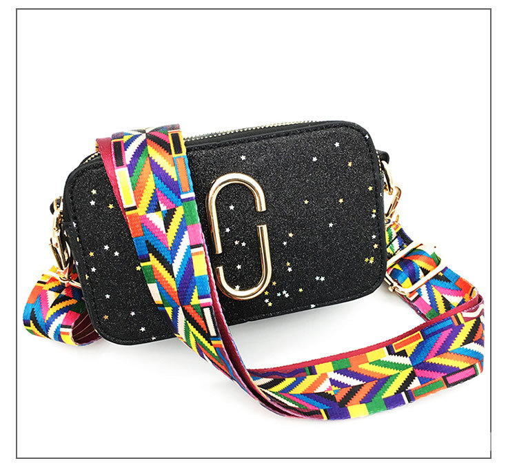 cosmetic bag with shoulder strap