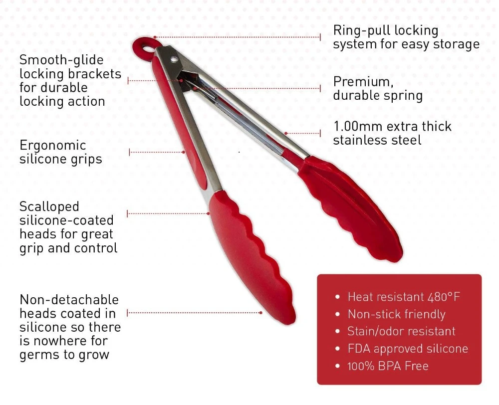 Silicone Tongs