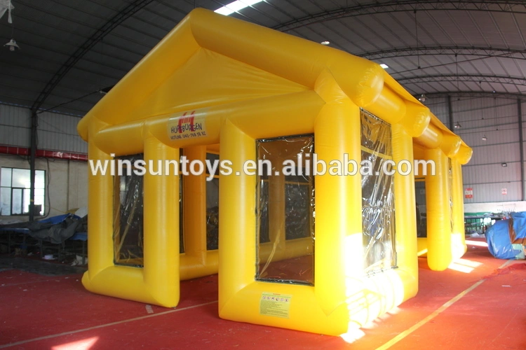 inflatable tent transparent