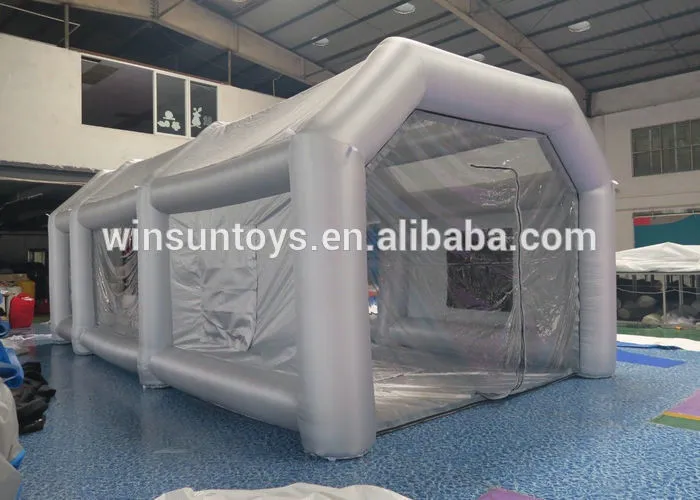 portable inflatable spray paint tent