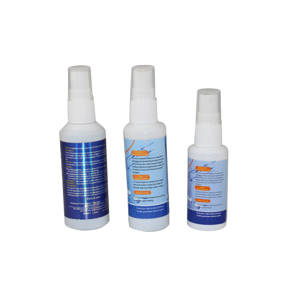 glasses lens spray