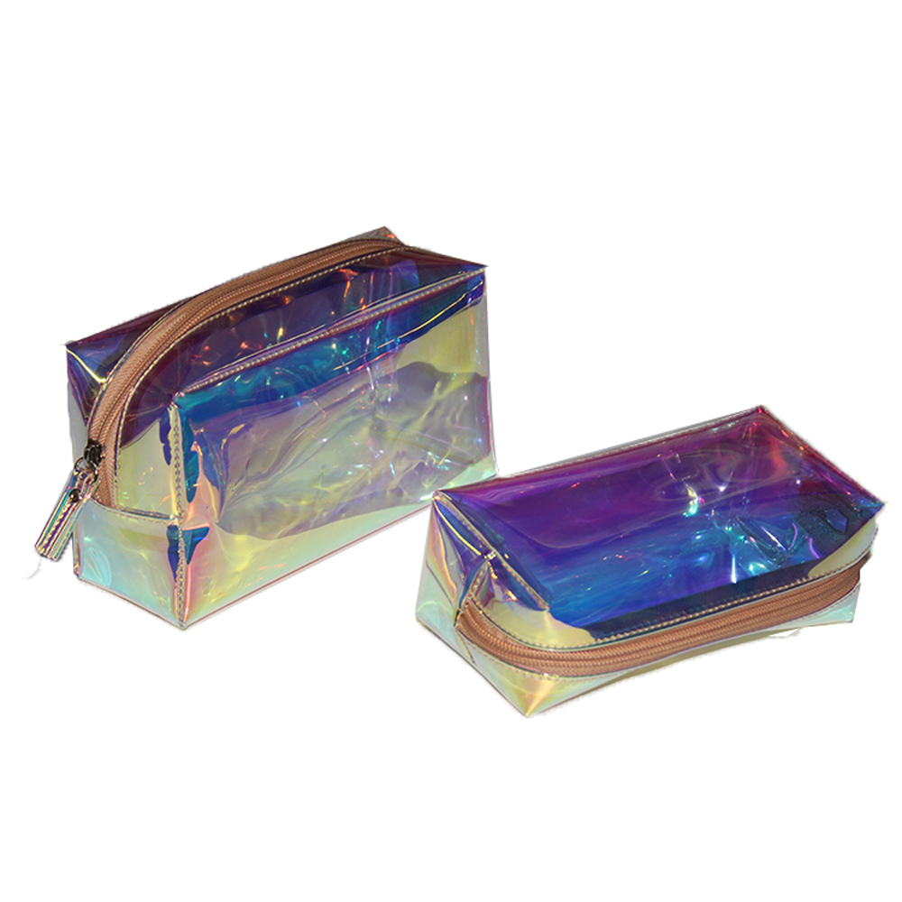 shiny cosmetic bag