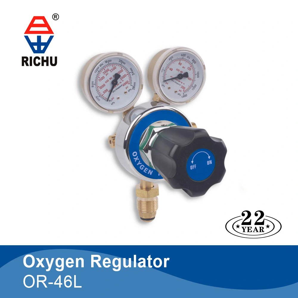 American style oxygen regulator