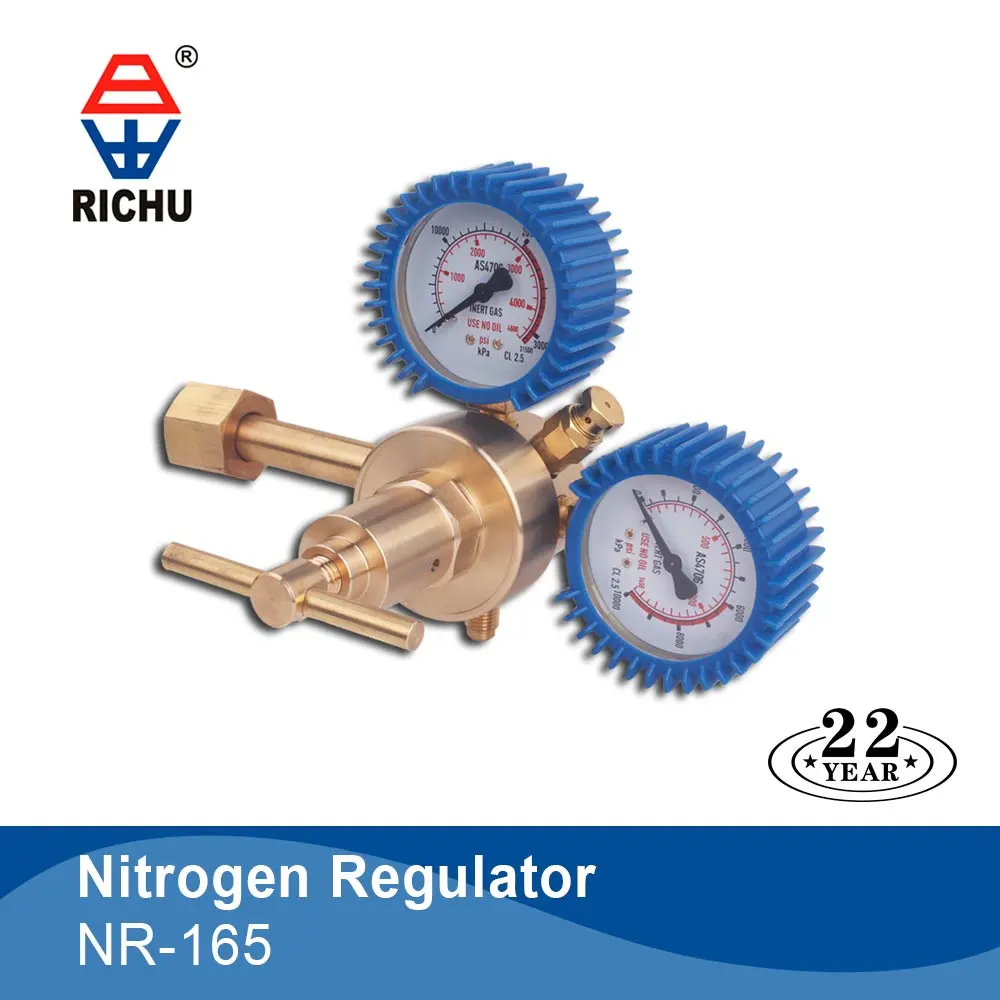 High Pressure Nitrogen Regulator 0-2100 PSI For HVAC,Purging,Laser and Testing Made By Solid Brass